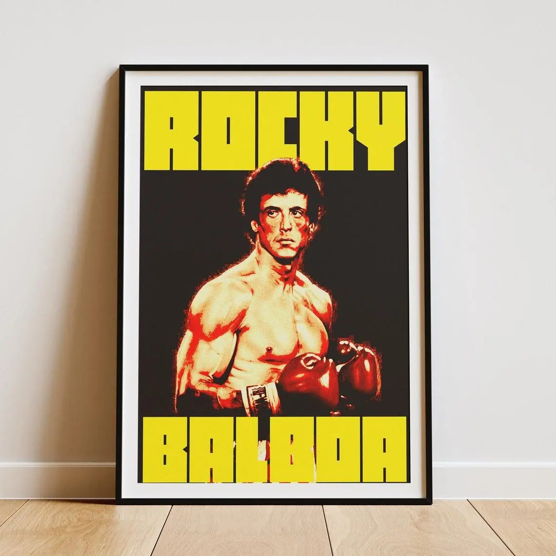 Rocky Balboa Movie Poster: 80s Boxing Film Print