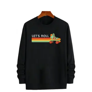 80s Roller Skate Long Sleeve Tee – Retro Party Outfit for Skating Lovers