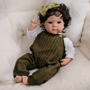 Reborn Baby Dolls 18 Inch Realistic Newborn Baby DollBlue Eyes Soft Body Real Life Baby Dolls Girl with Accessories Gifts for Kids Age 3 + & Collection