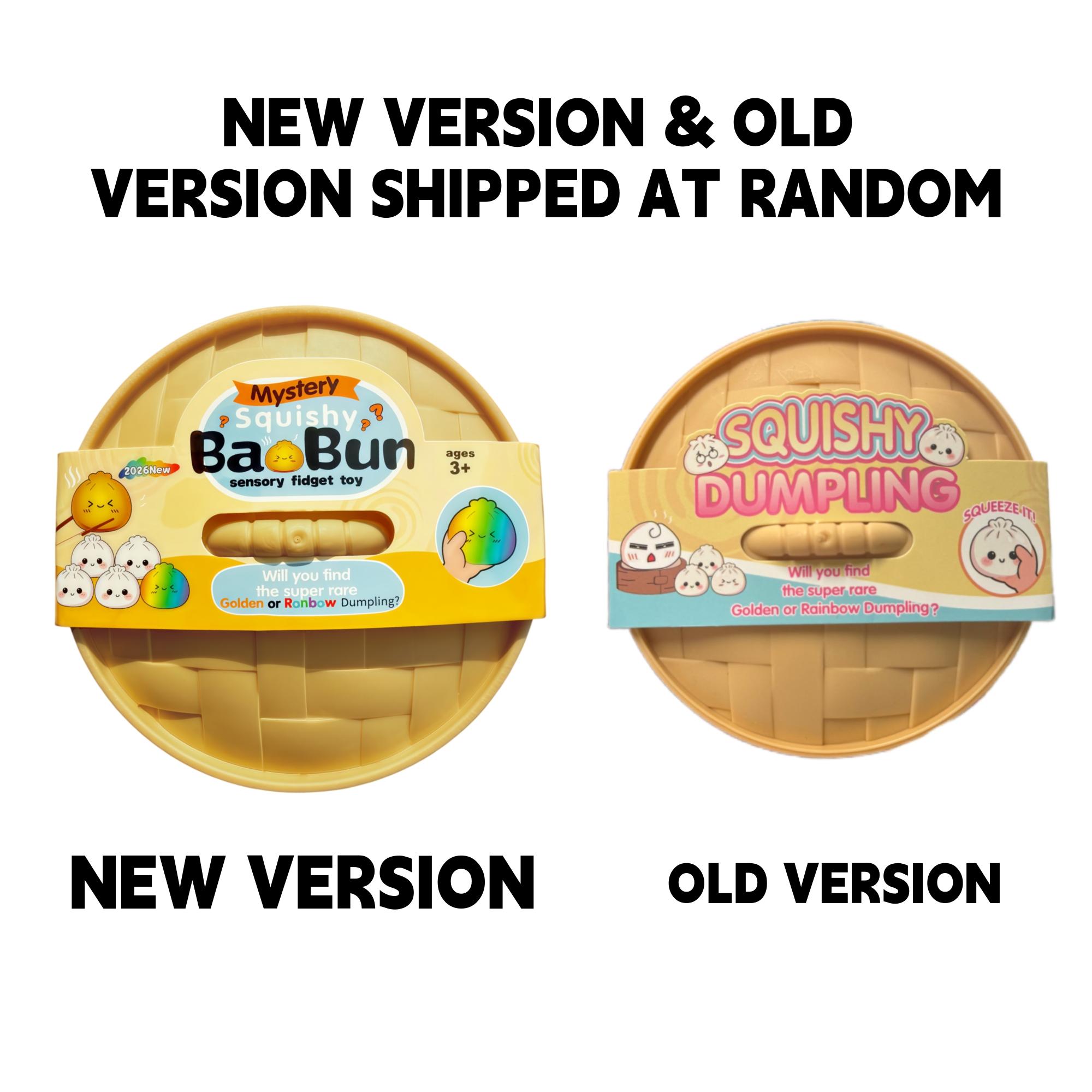 Smiling face emoji Big Dumpling Squishy - Mystery Bun Fidget Toy, Soft TPR Material, Stress Relief, Unboxing Surprise,Random Style.Equipped with beautiful greeting cards，suitable for exchange gifts,Valentine's Day and Easter and Mother's Day gifts