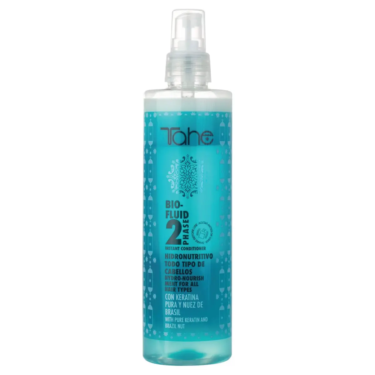Tahe Bio-Fluid 2-Phase Hydro-Nourishment Conditioner for All Hair Types with Moisturizing and Restructuring Actives, 300 ml