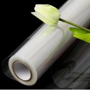 50 ft Clear Cellophane Wrap, 32" x 50' Folded 3Mil Thick Cellophane Wrap Roll for Gift Basket Treats Bouquet Flower Wrapping.