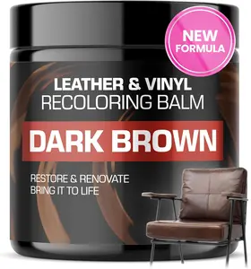 Leather Recoloring Balm, Color Restorer, Scratch Remover, Couch  and Repair, Leather Balm for Couches
