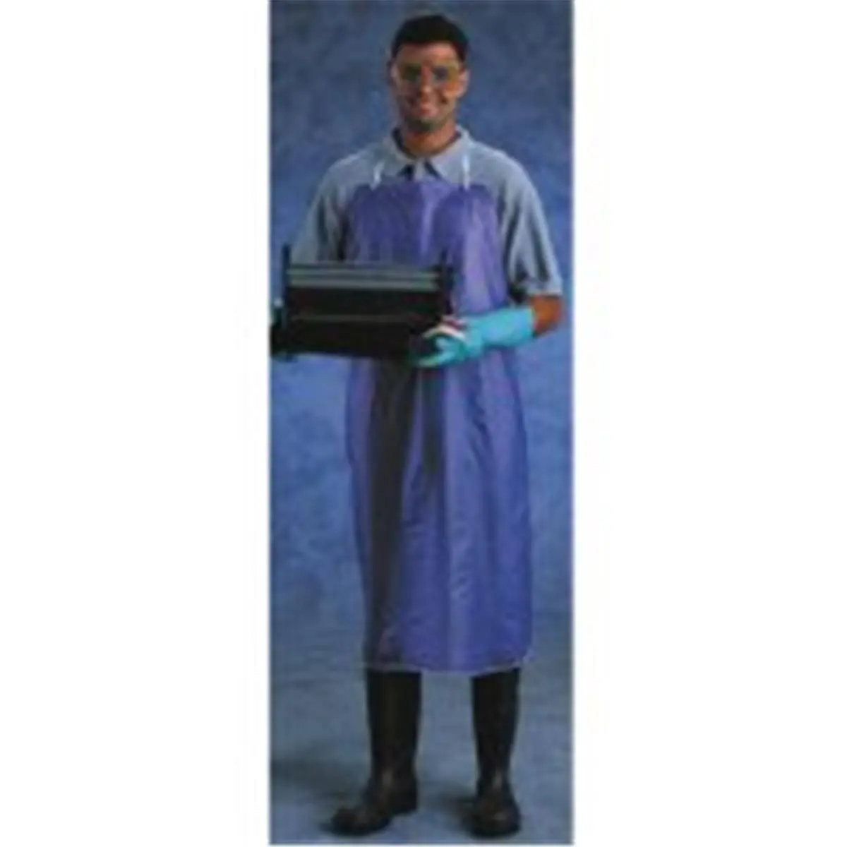 Ansell 012-56-001-33X44 Heavy Duty Virgin Vinyl Workwear Aprons - Sewn Edge, 8 mil, Job Safety Approved
