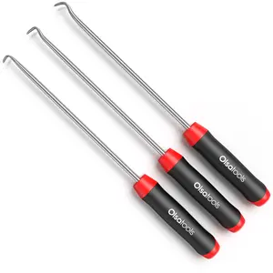 Olsa Tools 3pc Flat Pick and Hook Set - Great for Gaskets, Seals, and O-Rings - Doesn't Tear or Scratch Rubber Seals