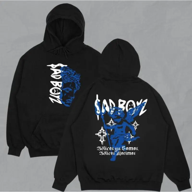 fleece-lined hoodie,Unisex Sad Boyz Junior H Graphic Hoodie, Sweatshirt, T-Shirt, Vintage Hip Hop Rap Shirt, Junior H Merch Shirt, Unisex Tee, Gifts For Fan, Top Womenswear