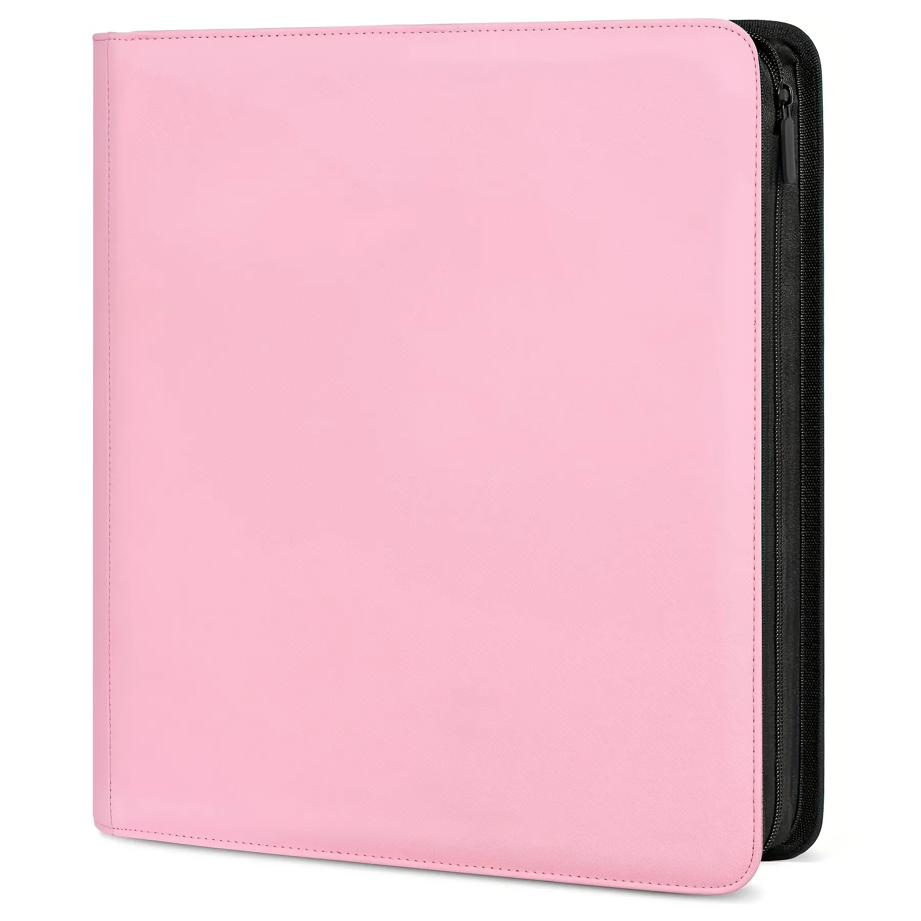 Zipper Ring Binder Card Binders 12 Pockets, 20 Dual-Sided Pages, Fits 480 Side-Loading Slots, Ideal for Board Games, Collections, Trading Card Games