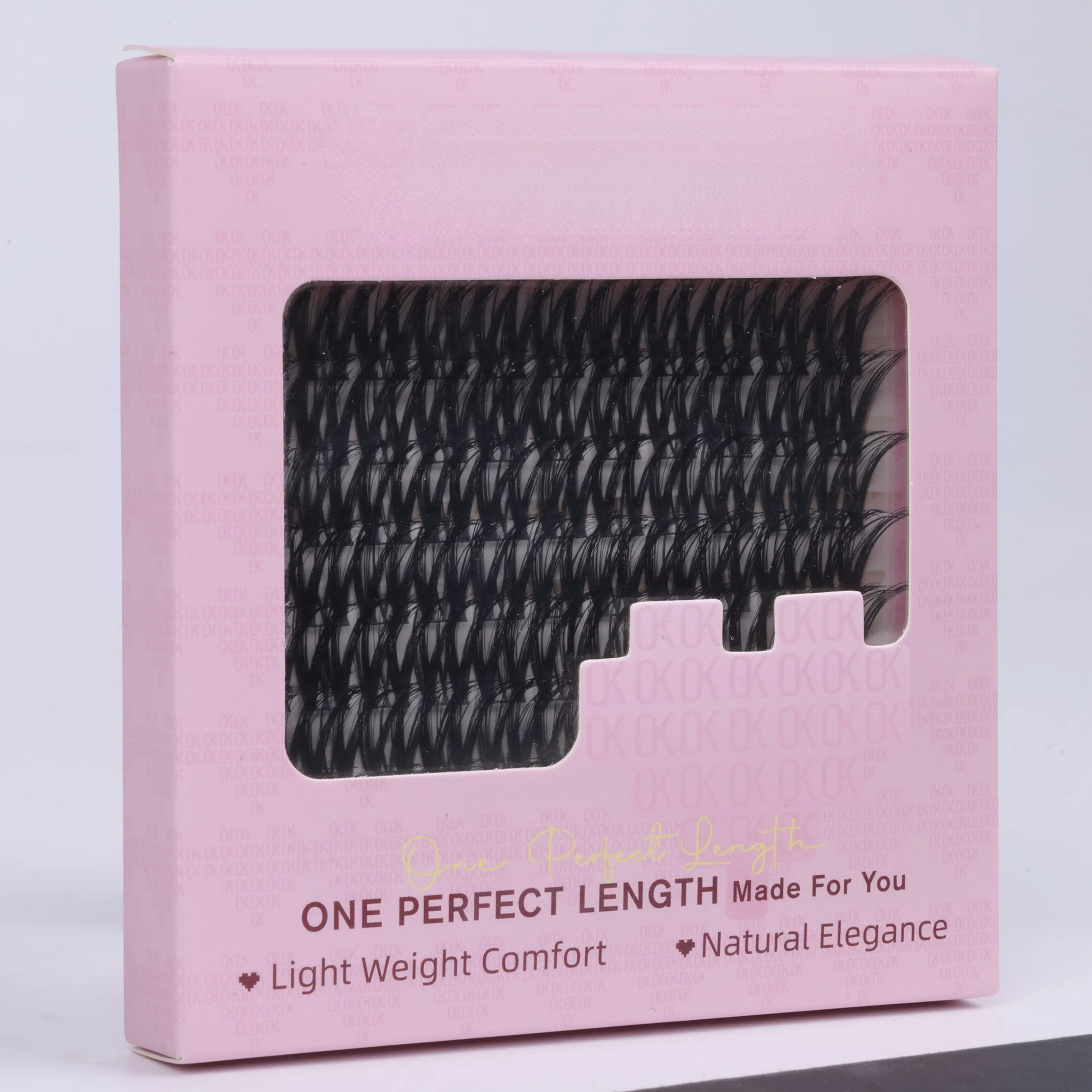 CD Curl Fluffy Eyelash Clusters – Long-Lasting Wispy Individual Lash Extensions for Lifted Eyes