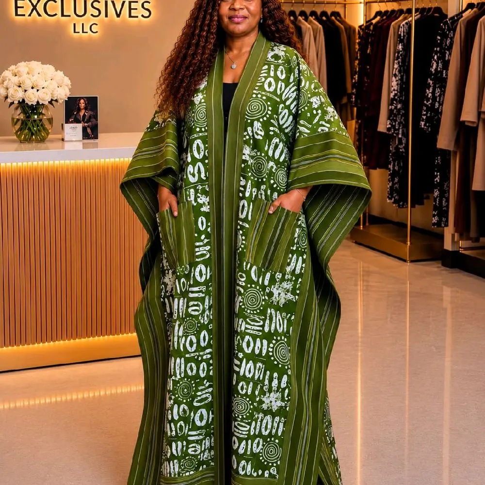 Kimono Dress With Zipper