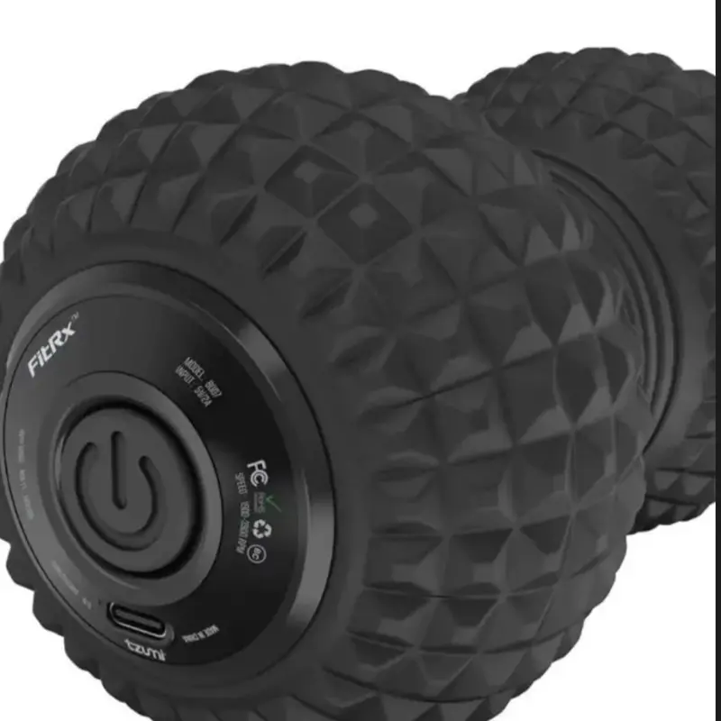 FITRX VIBRA ROLLER Lightweight Massage Roller with Multiple Vibrating Speeds