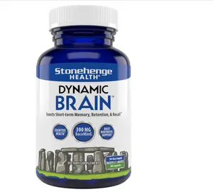 Stonehenge Health Dynamic Brain Supplement with BacoMind for Memory Acquisition Retention & Recall 40 Unique Nootropics Choline Phosphatidylserine Huperzine A