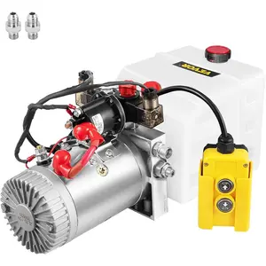 Vevor Hydraulic Pump 3 Quart Hydraulic Power Unit Double Acting Hydraulic Pump for Dump Trailer Car Lifting 12V DC Plastic Oil Reservoir (Plastic, Double Acting): Industrial ScientificVEVOR Super Brand Day