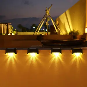 ISUNMEA Outdoor solar lights, 20-pack waterproof solar lights for outdoor use, solar garden lights for landscape lighting, ideal for yards, pathways, lawns, driveways, decks, and stairways (warm light).