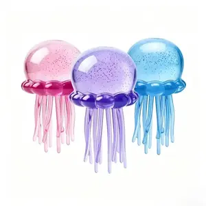 Jellyfish Squeeze Stress Ball Squishies - Soft FX Sensory Toy Squishy, Portable Quiet Design, Leak-Proof Durable Build, Dual Sensory Calming Tool, Anxiety Fidgets for Kids with ADHD, Autism, Stress Relief