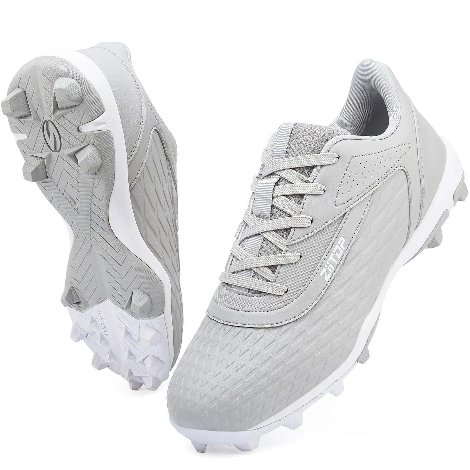 Mens Baseball & Softball Cleats Lightweight Turf Shoes Non-Slip Mens Baseball & Softball Cleats Lightweight Turf Shoes Non-Slip