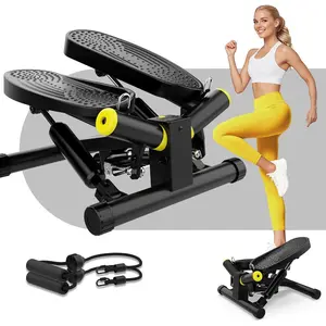 - Mini Twist Stepper, Stepper Machine with 330LBS Weight Capacity, Mini Stepper for Full  Workout, Adjustable Step Height, Smooth and Quiet, Step Machine for Men Women