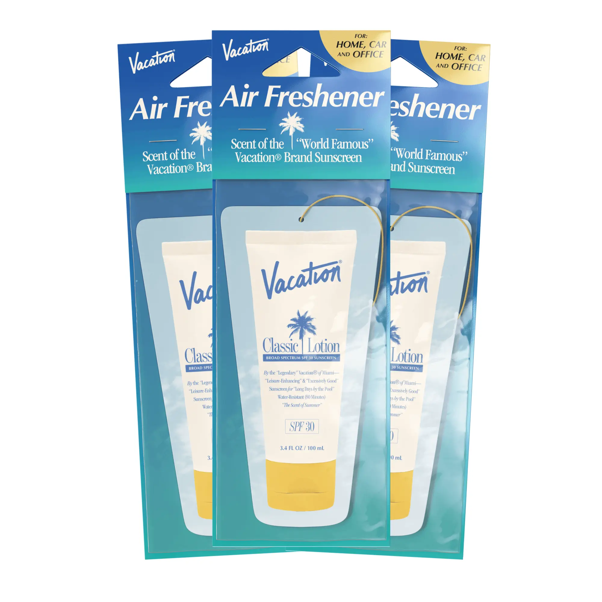 Classic Lotion Air Freshener 3 Pack