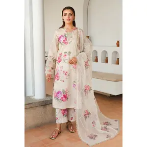 Luxury Embroidered Printed Lawn'25 UF-652 - Z-1324