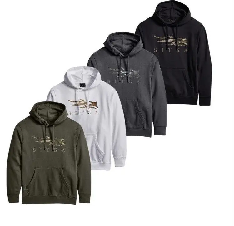 #SITKKKKA Gear Logo Camo Hoodie Menswear, Premium Cotton Tee, Unisex Brand Hoodie