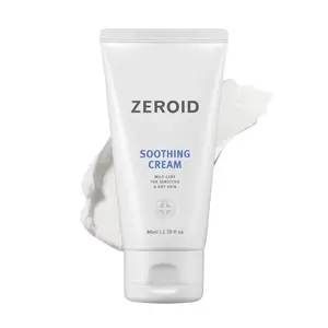 ZEROID | Soothing Cream | Face Moisturizer for Sensitive Skin | Face Cream for Skin Barrier Repair | Face Lotion for Soothing & Calming | Dermocosmetic Face Cream | Korean Skincare | 2.70 fl oz (80ml)