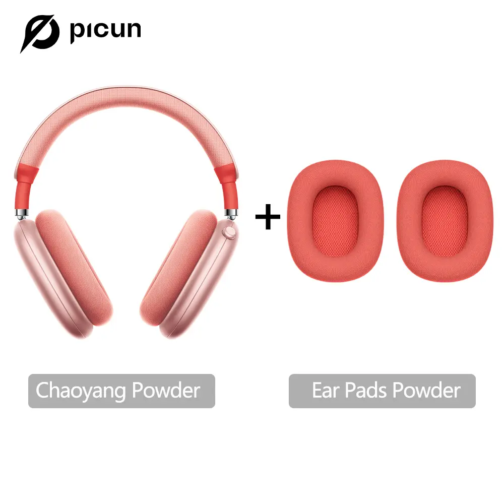 Picun F8 Pro+ Over-Ear Bluetooth Wireless Headphones (Bass, Audibility Reduction, Strong Connectivity) with Custom Detachable Ear Tips, 52dB ANC, 5 Intelligent ENC Mics, Dual-Device Pairing for All-Day Wear & Work | TikTok Shop Back to School, Headphones