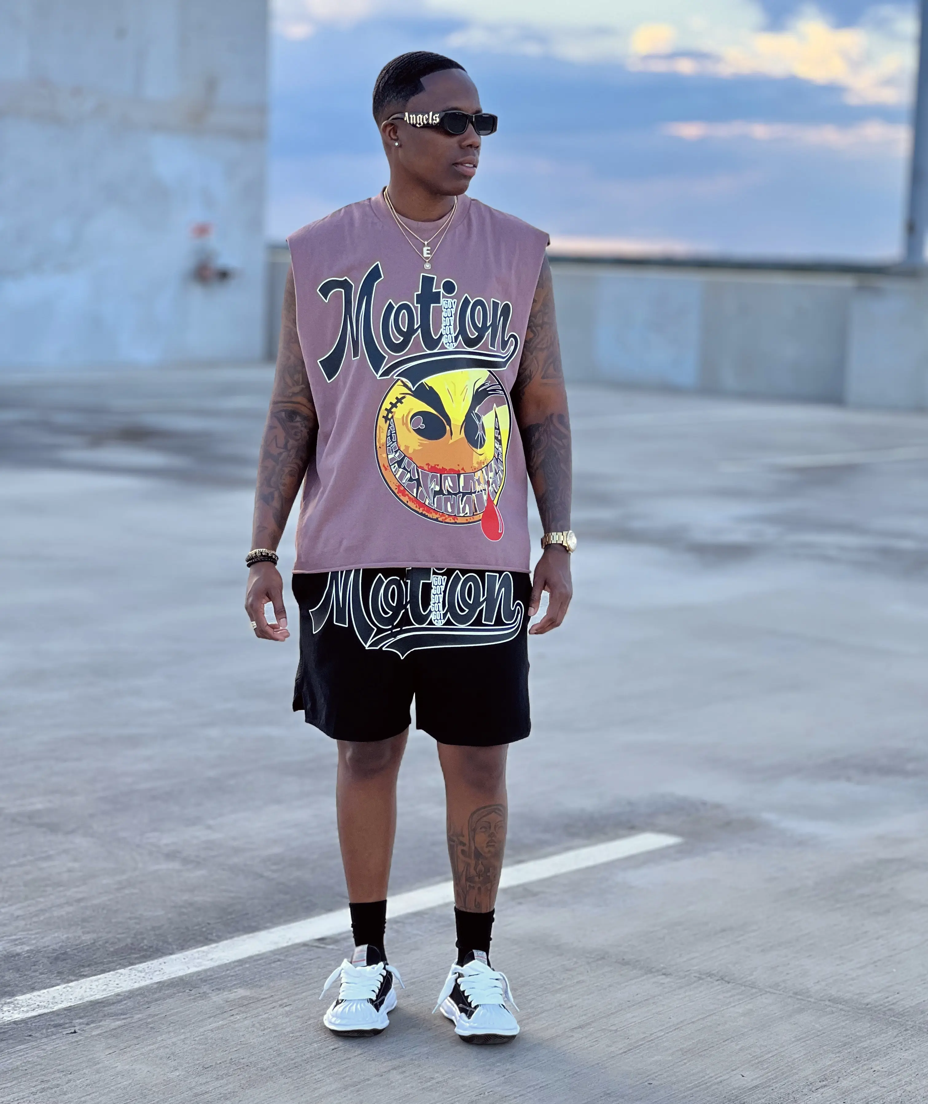 新作 cutoff big tee cutoff t shirt - TikTok Shop