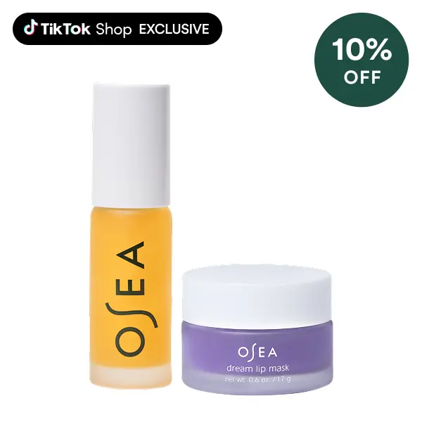 OSEA Lip Must-Haves Duo | Overnight Bio-Retinol Lip Mask & Hyaluronic Lip Oil Set