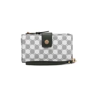 MKF Collection Solene Circular Print  Women’s Wristlet Wallet by Mia K