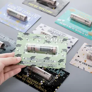 8/16/24 Pcs Graduation Money Holder Funny Cash Gift Bulk Surprise Money Gift Cards for Students Teacher,DIY School Classroom Grad Candy Table Party Decorations,Graduation Party Ideas for Cash Gift College High School Congrats Grad Party Celebration Gifts
