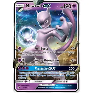 Pokemon TCG Mewtwo GX Shining Legends Near Mint Trading Card Single