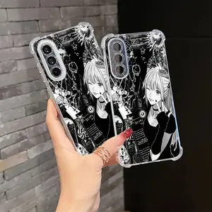 Death Note Cool Comic Girl Phone Case for Samsung for galaxy A56 A26 A36 A55 A35 A06 A16 A05 A14 A24 A34 A54 A15 A05S A25 A23 A33 A53 A73 4G 5G Anti-Drop Transparent Soft Back Cover