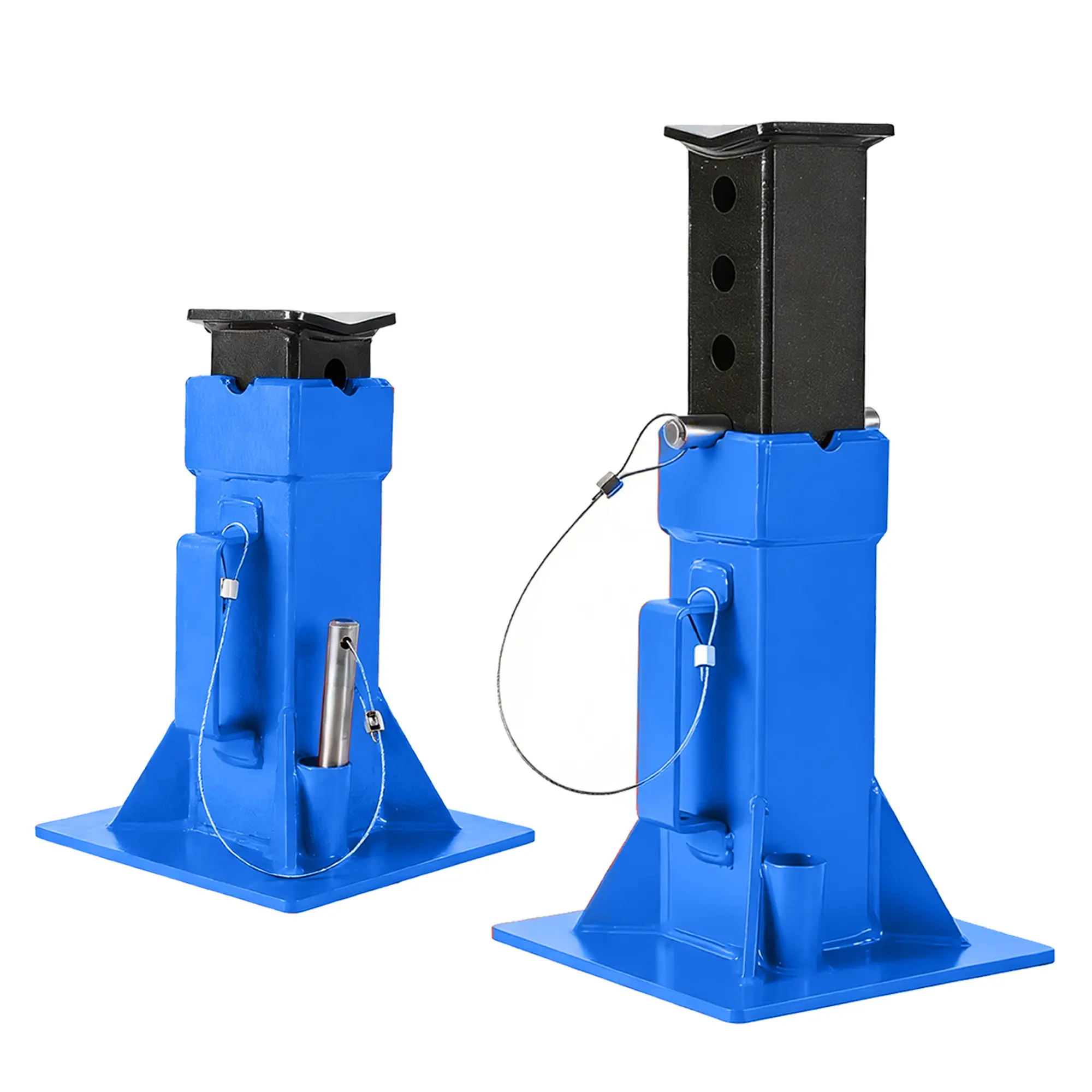 Heavy-Duty 12 Ton Jack Stands, 2 Pack Pin Type Supports with Quick-Lock, 11-18 Inch Adjustable Height, Automotive Garage Equipment