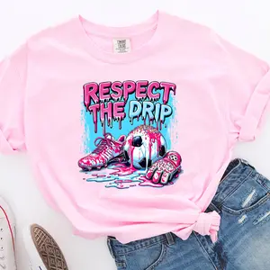 Respect The Drip Soccer Direct To Film Print, DTF Print, Ready To Press Print