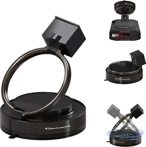 Radar Detector Mount,Car Windshield Radar mounting Bracket Suction Cup Holder,360° Adjustable Foldable,Suitable for  IX,IXc,Max 3,Max 4,Max 360 MKII,Max360C,2020 Max 360 Radar Models