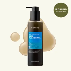[Official Shop] BRMUD Deep Melting Mud Pore Cleansing Oil 200ML | Summer Pore-fection – Gentle Vegan Formula for Pore Care, Makeup Removal & Hydration – Blackhead Control Cleansing Oil Moisturizing Brightening