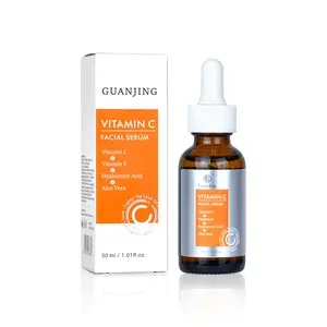 Brightening Vitamin C Serum For Face With Glycolic Acid + Lactic Acid | Vitamin C Eye Serum Face Moisturizer For Improving Look Of Dark Spots & Uneven Complexion, 2-Pack