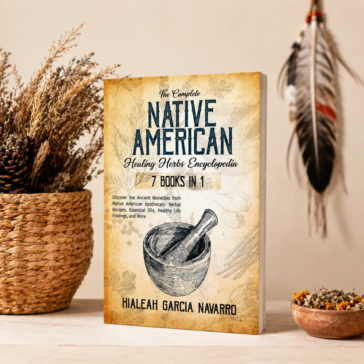 The Complete Indigenous Healing Herbs Encyclopedia (English) - Hialeah Garcia Navarro - 7-in-1 Paperback Herbal Apothecary, 100+ Herbs, Essential Oils, Natural Remedies Book for Healing Traditions & Health Improvement