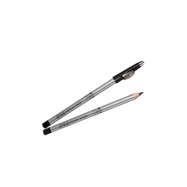 Ruby Kisses Matte Pencil Eyeliner - Cosmetic Eye Pencil with Sharpener for Precise Lower Lash Application, Matte Style Eyeliner