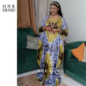 2026 Print Bazin Riche Boubou Dress African Traditional Wedding Dress Top Nigerian Origianl Perfumed Dashiki Basin Rich Dresses