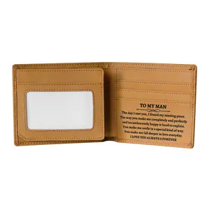 Valentine's Day Gift Men's Fashion Wallet Versatile for Husband Birthday Wedding Anniversary Father's Day Present Sleek Modern Design