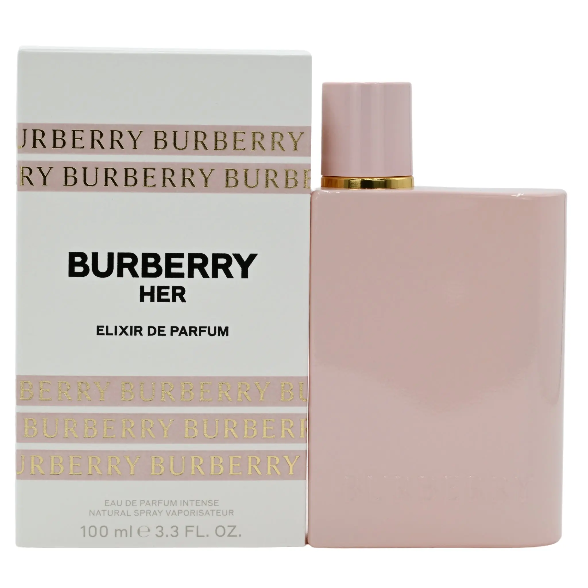 Women's Her Elixir Intense EDP Spray Fragrance, Floral Fruity Scent with Captivating & Strawberry Notes, Black Cherry Vanilla & Berry Flavors, 3.3 fl oz (3.4 fl oz Option), New in Box, Captivating Scent, Strawberry Scent