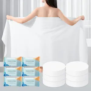 12-Pack Compressed, Quick Drying, Super Absorbent Towel Extra Large Thick Travel & Home Use, Compact Foldable Washcloths, Ideal for Daily Hygiene Essentials, Travel Towels