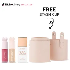ColourPop Glow-Getter Set – 3-Piece Glowy Essentials + FREE Stash Cup (TikTok Exclusive)