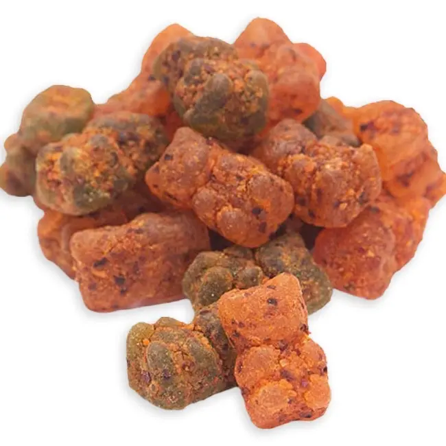 Chamoy Gummy Bears Chewy Candy Treat - 32 oz Bulk Corn Gel Candy, Sour Sweet Flavors, Chili Seasoning Spice Coating, Soft Fruity Sour-Spicy Snack for Cupboard Storage (Multi-Size Option Available)