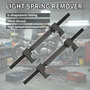 Motorcycle Shock Absorber Spring Compressor Tool Heavy Duty Alloy Steel Suspension Spring Remover for ATV Dirt Bike Repair Automotive Vehicle Tools