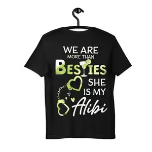 Matching Best Friend T-shirt We Are More Than Besties - Accomplice – Gift For Best Friend Funn- Couple Shirt, Best Gift For Him and Her, Unisex Couple Shirt tiktokshopspringglowup