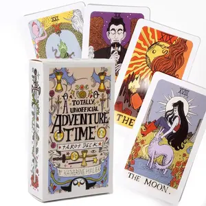 Adventure Time Tarot Card Game, Tarot Card Decks, 78pcs/box Interactive Tarot Card Set, Perfect Gift Toy for Adults, Party Game Supplies & Fun Activities, Party Game Cards, Collectible Cards Set, Card Game Sets