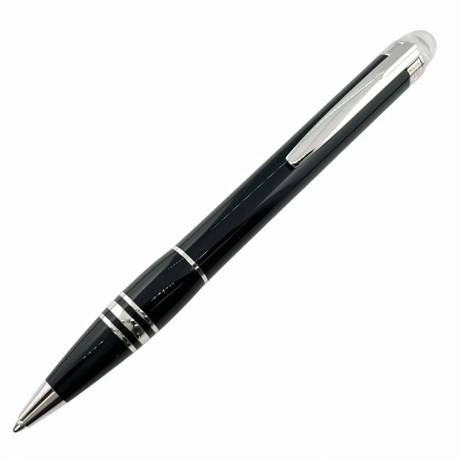 Pre-owned Montblanc Resin / Acrylic Small Leather Goods Starwalker Resin Ballpoint Pen