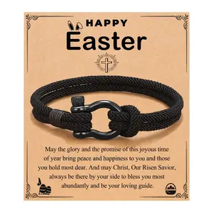 Easter Gifts for Teenage Teen Boys Kids Bracelet, Christian Easter Gifts for Kids Son Grandson Nephew Brother