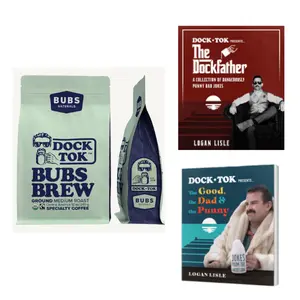 Coffee and TWO Signed Dad Joke Books